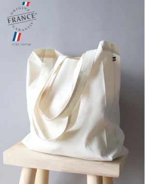 Sac shopping grand format coton bio Made in France ATF · Tristan — Suméa Lyon