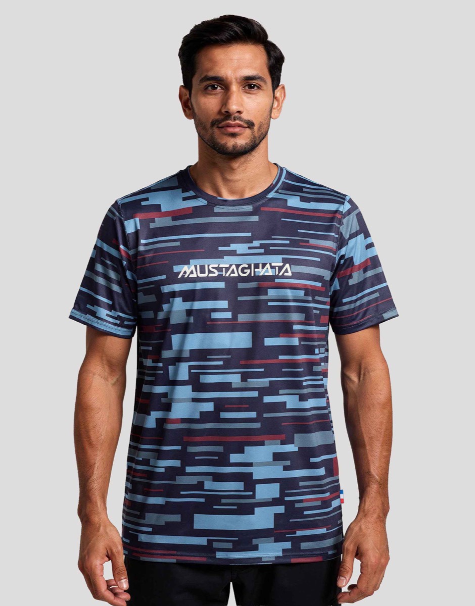Tee-shirt technique sport sublimation all-over Made in France Mustaghata · Tabor All — Suméa Lyon
