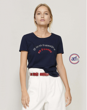 Tee-shirt femme coton bio Made in France ATF · Lola — Suméa Lyon
