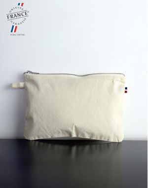 Trousse zippée coton bio Made in France ATF · Maé — Suméa Lyon